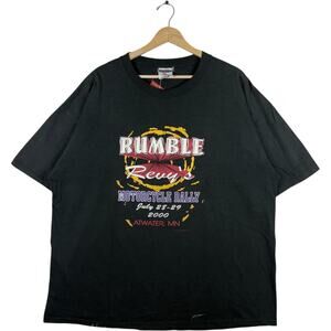Vintage Rumble Revy's Motorcycle Rally Tee XXL